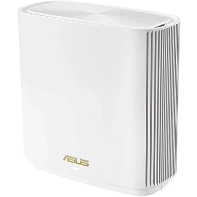 Immagine di ASUS ZenWiFi XT8 sistema Mesh Wi Fi 6 tri band AX6600, 4+ camere, 6.6 gbps, 3 ssid, Internet security e controllo genitori incluso a vita, porta 2.5g, 1 pezzo, bianco
