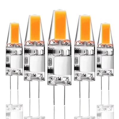 Immagine di Xinwanhong lampadina a LED G4, 3 W, sostituisce lampadine alogene da 30 3000 K, luce bianca calda, 300 lm, 12 V AC/DC, senza sfarfallio, non dimmerabile, con base perno,