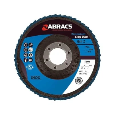 Immagine di Abracs ABFZ125B040 Disco lamellare in zirconio, 125 mm x 22 40 g