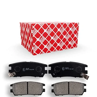 Immagine di FEBI BILSTEIN 170239 Kit pastiglie freno Assale posteriore con segnalatore acustico usura MITSUBISHI: PAJERO 2, 2 Canvas Top