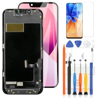 Immagine di LADYSON LCD Schermo per iPhone 13 Mini A2628 Sostituzione Display Touch Screen digitalizzatore Kit di Riparazione con Strumenti (5.4&quot;,Nero)
