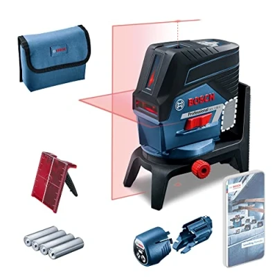 Immagine di Bosch Professional GCL2 50C+ RM 2 Laser a punti e linee autolivellante, incl. custodia Raggio di azione (max.): 20 m