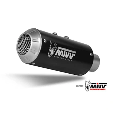 Immagine di MIVV SLIP ON STANDARD MK3 acciaio inox nero compatibile con KTM 790 DUKE ccm anno di costruzione 18 20