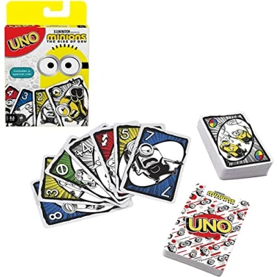 Immagine di Mattel Games UNO Gioco di Carte Versione Minions 2, Giocattolo per Bambini 7+ Anni, GKD75