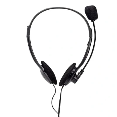 Immagine di Techly 361964 Cuffia Stereo con Microfono Nero