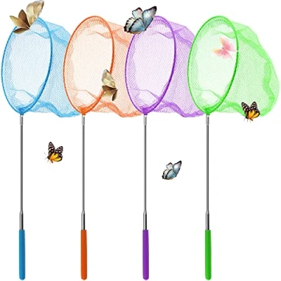 Immagine di YMDZ 4 PCS Rete Pesca Farfalla telescopica Reti Farfalle a Scomparsa Utilizzato per Catturare Insetti Pesci e