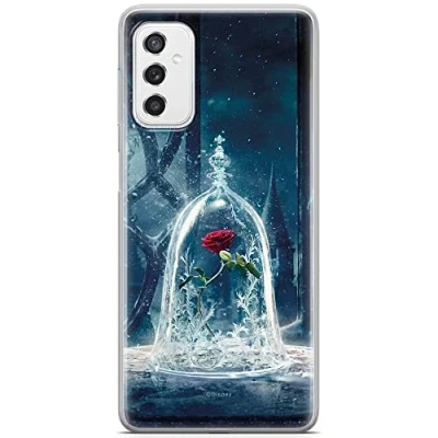 Immagine di ERT GROUP custodia per cellulare Samsung M52 5G originale e con licenza ufficiale Disney, modello Beauty and the Beast 002 adattato in modo ottimale alla forma dello smartphone, TPU