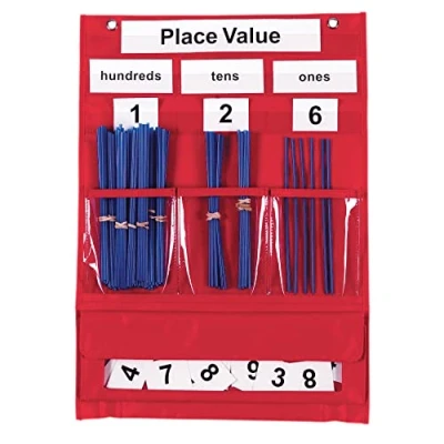 Immagine di Learning Resources Tabella con tasche per conteggio e valore posizionale