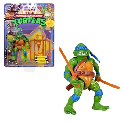 Immagine di Les Tartarues Ninja Statuetta snodata da 10 cm, motivo: Figruine della collezione Movie Star &#039;90, modello casuale, per bambini dai 4 anni in su, T0003