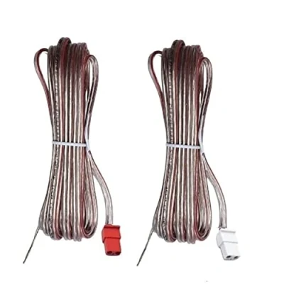 Immagine di Cavi per altoparlanti 2x 3 Meter Speaker Cables Sound Wires Cords Red Gray With Connectors Compatible Sony Home Audio System