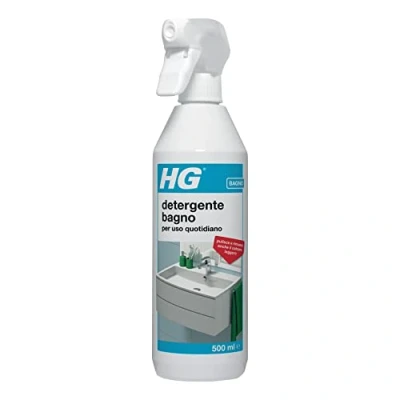 Immagine di HG Detergente Spray per Docce e Lavabi Anticalcare WC, Piastrelle, Doccia Vasca, 500 ml