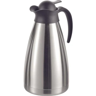 Immagine di Esmeyer Thermoart Caraffa Termica THERMOART, Contenuto: 1 litro, Acciaio Inox infrangibile, per Uso con Una Sola Mano, Altezza: 230 mm