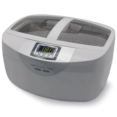 Immagine di Perel Pulitrice ad ultrasuoni con timer, uso professionale, 2,6 L, 170 W, 35 kHz, bianco