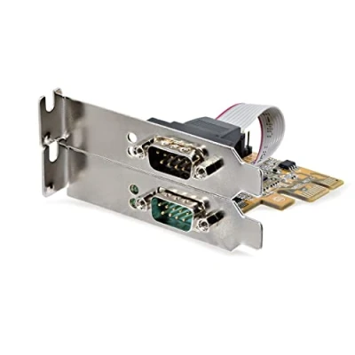 Immagine di STARTECH SCHEDA SERIALE PCIE A 2X RS232