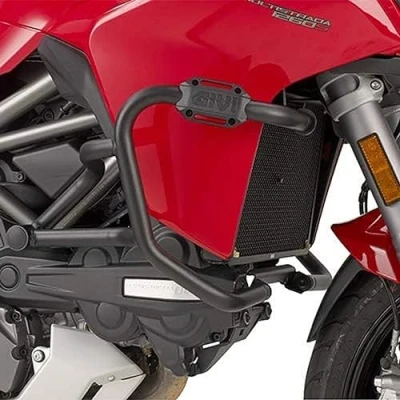 Immagine di Crashbar GIVI nero. f. Ducati Multistrada1260 (18 20) Multistrada 1200 (15 18) 950 (17 950S (19 21)