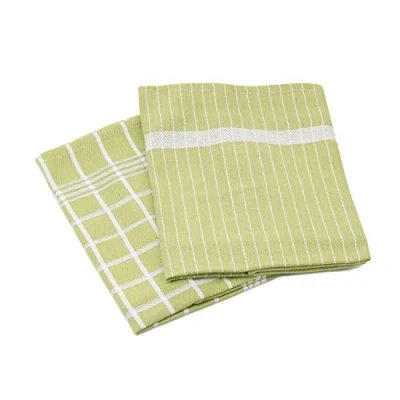 Immagine di Gözze Set di Strofinacci, 4 Pezzi, 100% Materiali Riciclati (65% Cotone e 35% Poliestere), riciclati, 50 x 70 cm Tortora