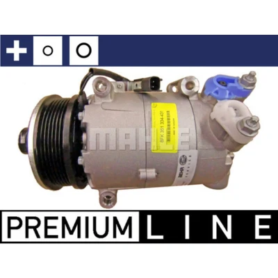 Immagine di MAHLE ORIGINAL ACP 1364 000P Compressore Aria Condizionata 7VS16ic 12 PAG 46 YF R 1234yf, 134a con anello tenuta senza vite spurgo olio