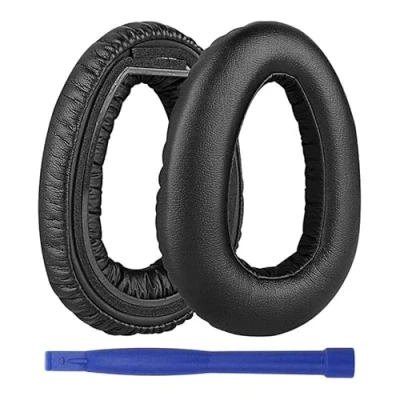 Immagine di Aiivioll Sennheíser PXC 550 Cuscinetti auricolari di ricambio in memory foam, compatibili con cuffie wireless MB 660 Series (nero)