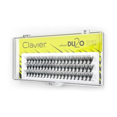 Immagine di Clavier Ciglia artificiali in ciuffi Du2o Doppio volume a ciuffo Diverse lunghezze da 8 14 mm Ultra volume, per un look perfetto