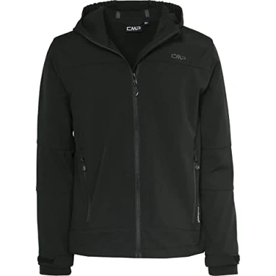 Immagine di CMP KID Jacket FIX HOOD Unisex Giacca softshell per bambini, Taglia: 128, Nero