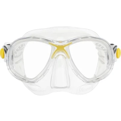 Immagine di Cressi Marea Jr, Maschera Subacquea a Due Vetri Separati Unisex Bambini, Blu/Bianco, 7 13 Anni