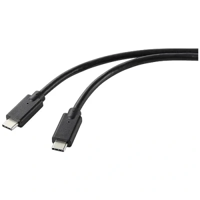 Immagine di Renkforce Cavo di ricarica USB 2.0 Spina C®, C® 2.00 m Nero guaina in TPE RF 5251922