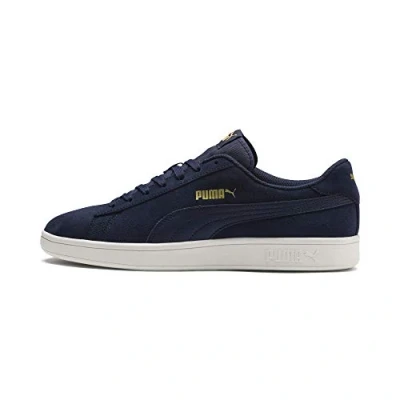 Immagine di Puma Unisex Smash V2 Scarpe da ginnastica, Peacoat Team Gold Whisper White, 41 EU