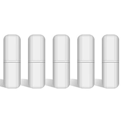 Immagine di stonylab Barra di Agitazione Magnetica, set Barre Magnetiche da 25 mm Rivestite in PTFE Bianche per Agitatori Piastra Laboratorio, 5 PK