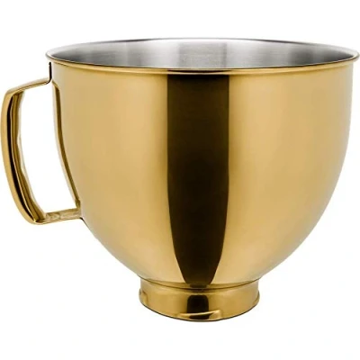 Immagine di KitchenAid Ciotola In Acciaio Inox 4,8 L Radiant Gold 5ksm5ssbrg Champagne