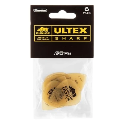 Immagine di Plettro Jim Dunlop 433P73 Dun Ultex Sharp, 6 Pz .90Mm