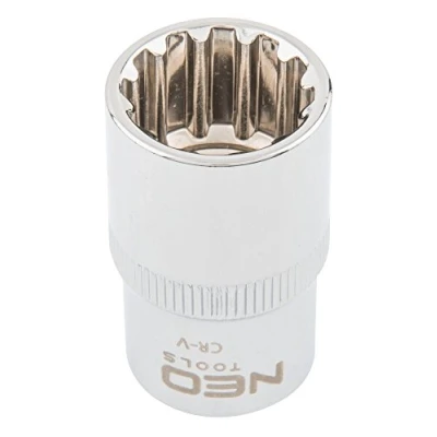Immagine di NEO TOOLS 08 583 Serie di bussole 1/2 3124 11 mm Acciaio al cromo vanadio Spline