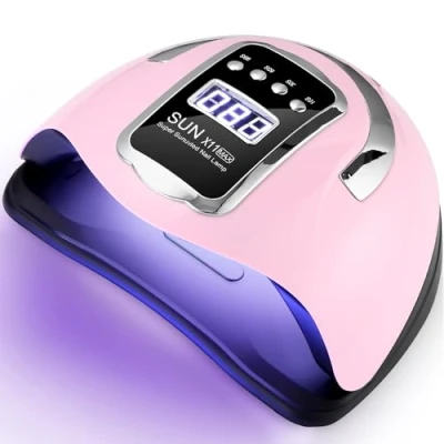 Immagine di UIHOL lampada LED UV Unghie, 280W Professionale 66 sfere di a LEDs, Semipermanente Curare Rapidamente Pedicure Fornetto per Tutti i Smalti, Automatico Sensore Manicure Casa e in Salone