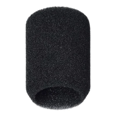 Immagine di Shure A85Ws Parabrezza In Schiuma Nera Per Sm85, Sm86, Sm87A E Beta87A Beta87C