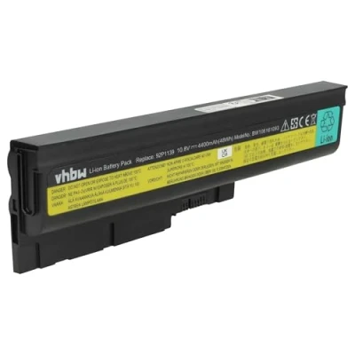 Immagine di vhbw batteria compatibile con IBM/Lenovo ThinkPad T500, T60, T61, T61i, T61p, W500 Notebook (4400mAh, 10,8V, Li Ion) Sostituisce 40Y6795, 40Y6797