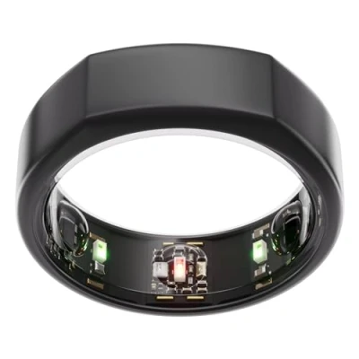 Immagine di Oura Ring Gen3 Heritage Misura 8, Stealth Monitora sonno, frequenza cardiaca e fitness Batteria fino a 7 giorni Compatibile con iOS/Android Provalo il kit di misurazione