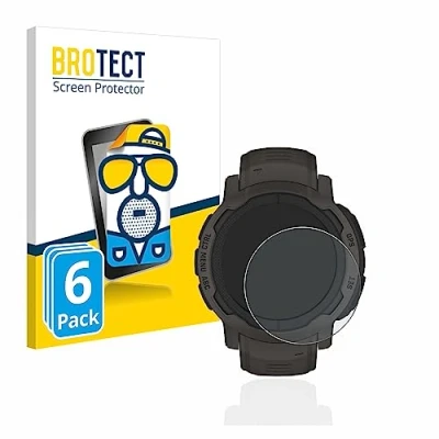Immagine di brotect Pellicola Protettiva Opaca per Garmin Instinct 2/2 Solar Anti Riflesso (6 Pezzi)