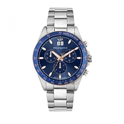 Immagine di Philip Watch Orologio Analogico al Quarzo Uomo con Cinturino in Acciaio Inossidabile R8273607008