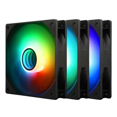 Immagine di Thermalright TL C12B S V3 ventola per CPU ARGB da 120 mm, con velocità 1500 RPM, silenziosa PWM a 4 poli, effetto luce specchio (3 ventole)