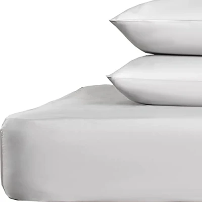 Immagine di Highams Lenzuola con Angoli, Policotone Poliestere, 50% Cotone, Grigio Argento, Singolo