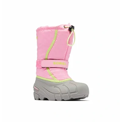 Immagine di Sorel Flurry Boot, Stivali Invernali, Unisex Bambini e ragazzi, Blooming Pink/Chrome Grey 2023, 30 EU