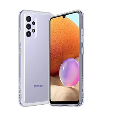 Immagine di Samsung Soft Clear Cover Custodia Trasparente per Galaxy A32 LTE