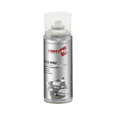 Immagine di Ambro Sol Z352 Inox Spray, Protegge le Superfici dalla Corrosione e dagli Agenti Atmosferici ed Essicca Rapidamente, Bomboletta Spray in Banda Stagnata Riciclabile 400 ml