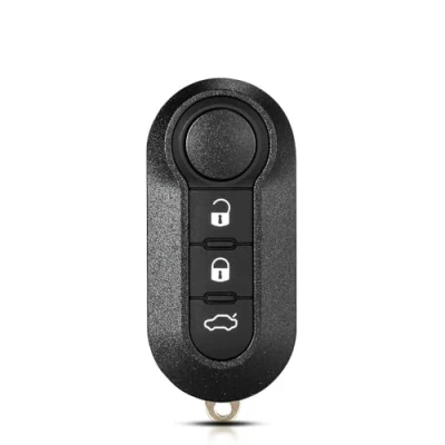 Immagine di Energy01 Guscio chiave per auto, compatibile con Fiat 500, 500 L, Bravo, Doblo, Panda, Punto, Stilo, Lancia &amp; Iveco Daily telecomando 3 pulsanti lama modello SIP22 (colore: Nero)