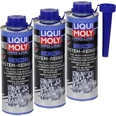 Immagine di 3 X LIQUI MOLY 5153 Pro Line Detergente per sistema a benzina, additivo carburante, 500 ml