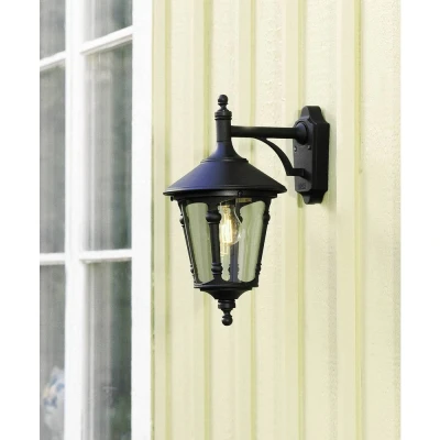 Immagine di Konstsmide Virgo Down 568 750 Lampada da parete per esterno a risparmio energetico, LED (monocolore) E27 100 W Nero
