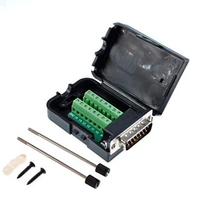 Immagine di Oiyagai Adattatore DB15 Maschio 15 Pin con Terminale a Vite, Senza Saldatura