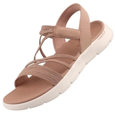 Immagine di Skechers Go Walk Flex Sandal Emma, Marrone Tan, 42 EU