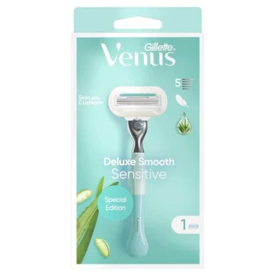 Immagine di Gillette Venus V Editon Deluxe Smooth Sensitive rasoio da donna + 1 lama a 5 lame per