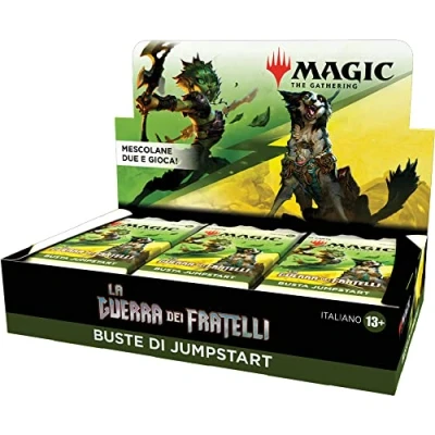 Immagine di Magic The Gathering Confezione di buste Jumpstart La Guerra dei Fratelli, 18 (Versione Italiana), Multi, D1479103