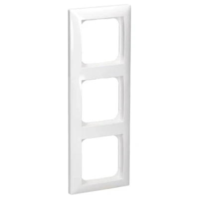 Immagine di Telaio di copertura Busch Jaeger 3 scomparti balance SI Bianco alpino 1723 914